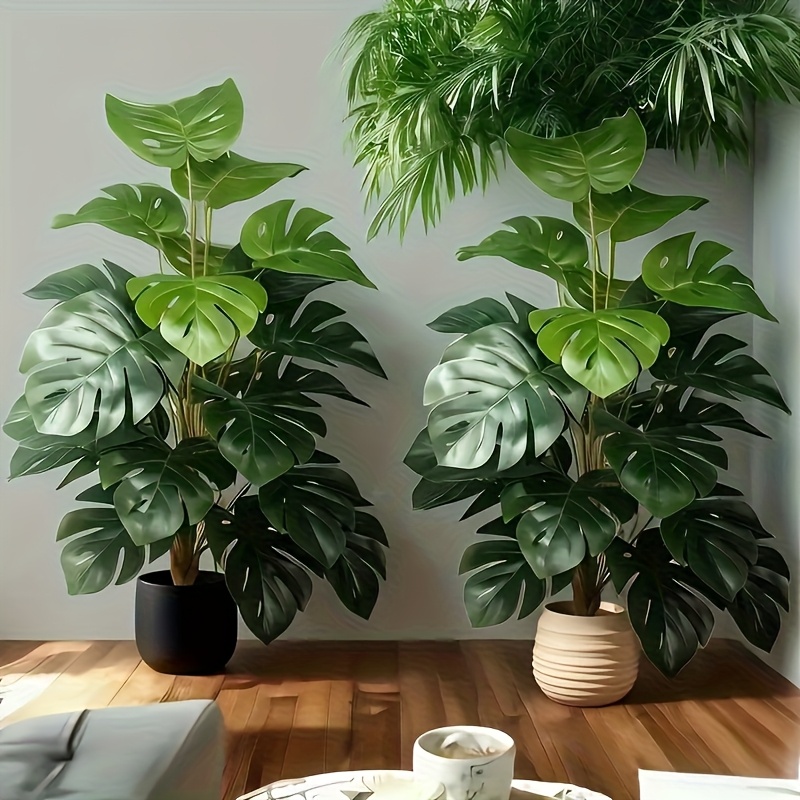 Dracaena Marginata - 인공 몬스테라 야자수 나무, 사실적인 플라스틱