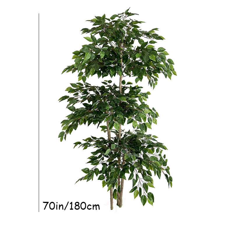 대형 열대 식물 플라스틱 가짜 잎, 실제 터치 녹색 반 - Dracaena Marginata 리뷰 및 가격