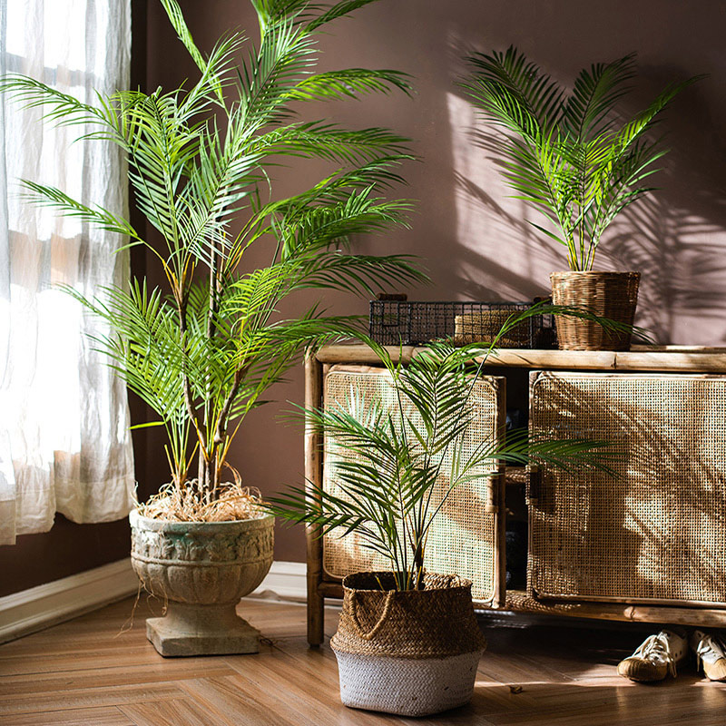 125cm 대형 인조 야자수 열대 식물 가지 플라스틱  - Dracaena Marginata 리뷰 및 가격